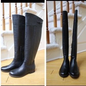 Franco Sarto Black Hydie Tall Riding Boots